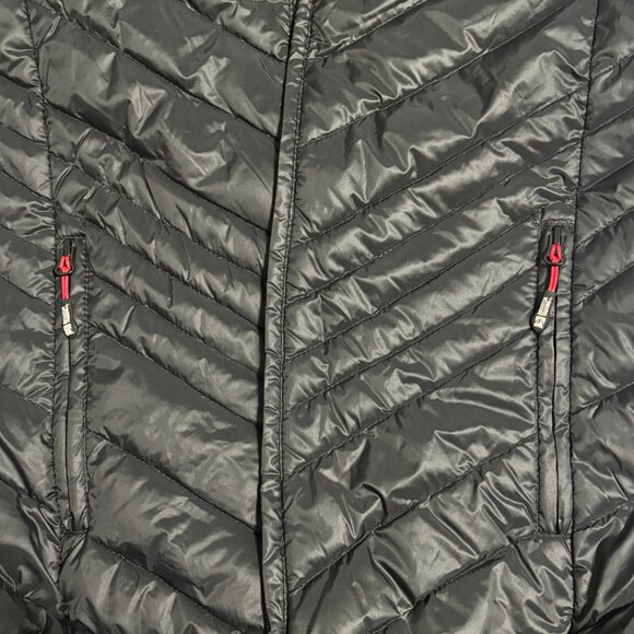 Outfitter Trading Co Women’s Puffer Jacket Size Small Black Insulated Zip Front - Picture 4 of 10